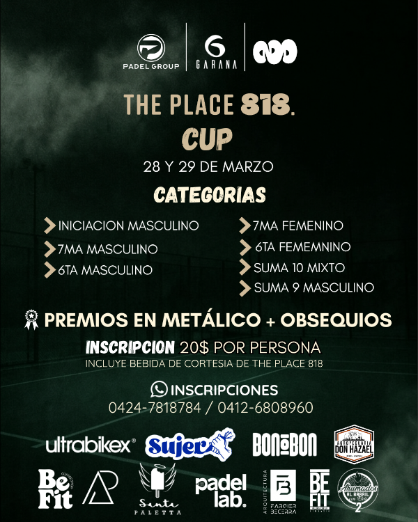 The place 818 cup